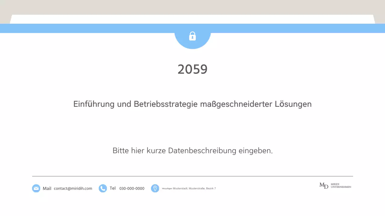 Blue Clean Custom Solution Plan
