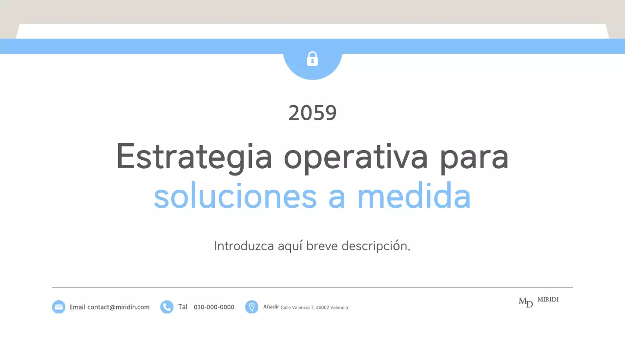 Plan de solución personalizada Blue Clean