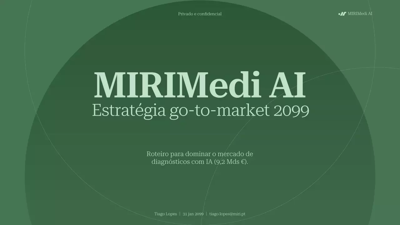 plano de negócios para diagnósticos de IA modernos e sustentáveis