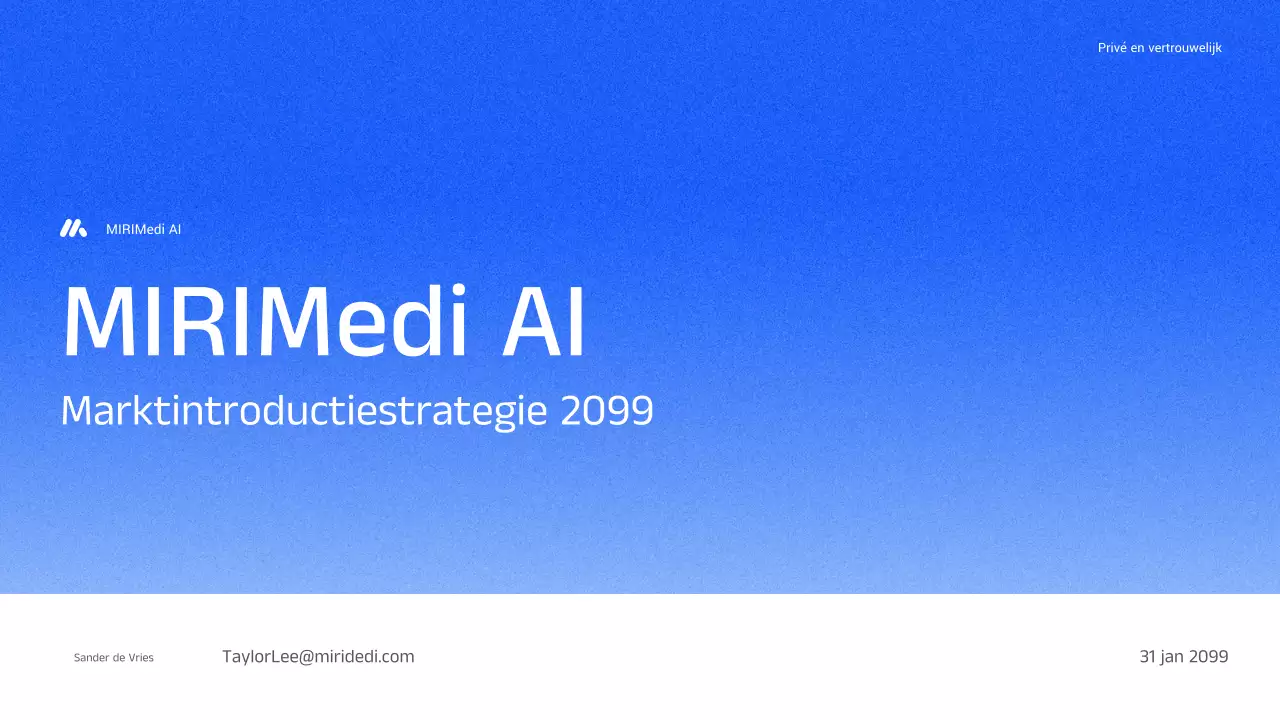 blauwe moderne AI-strategie voor bedrijven