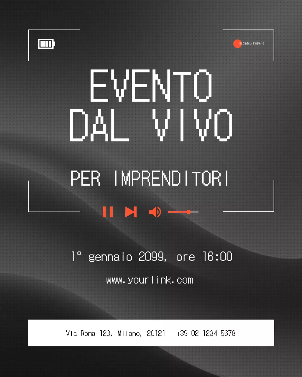 evento per imprenditori moderni grigi