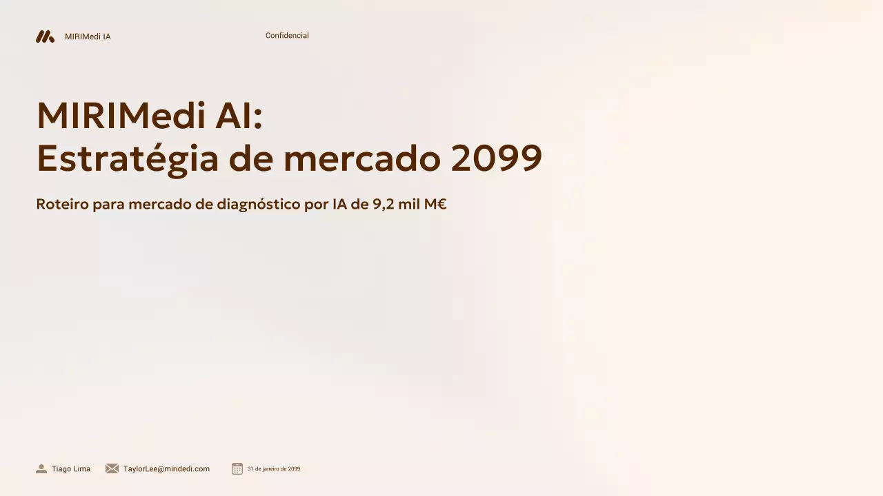 negócio de diagnóstico profissional de IA bege