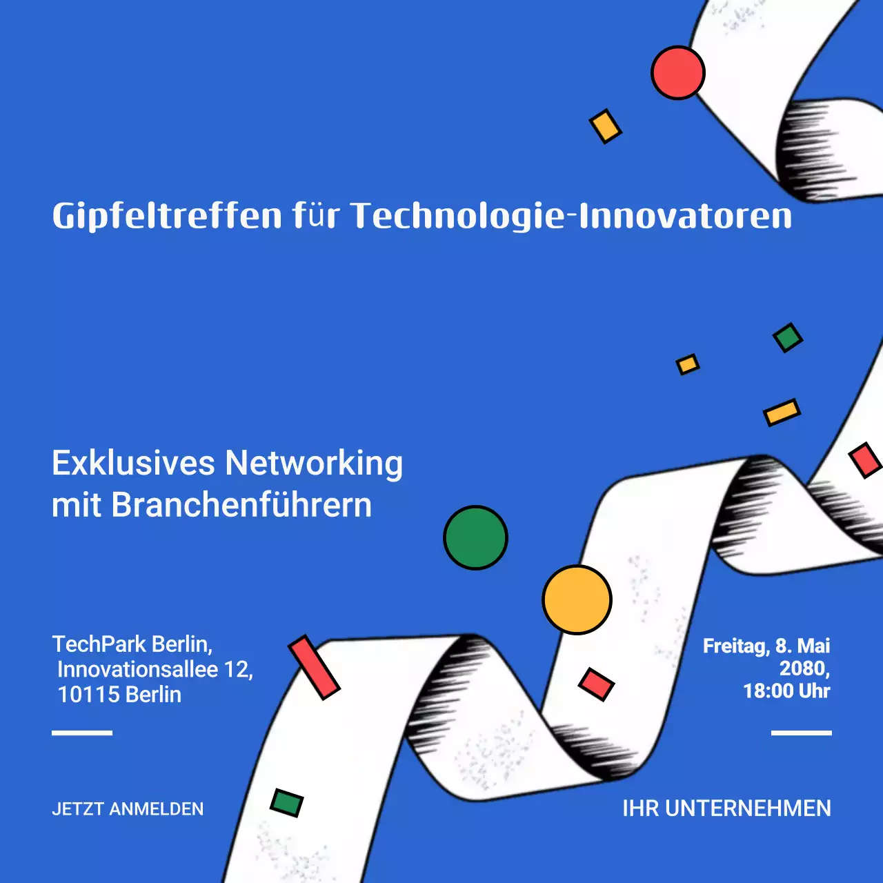 Einladung zum Blue Modern Tech Event
