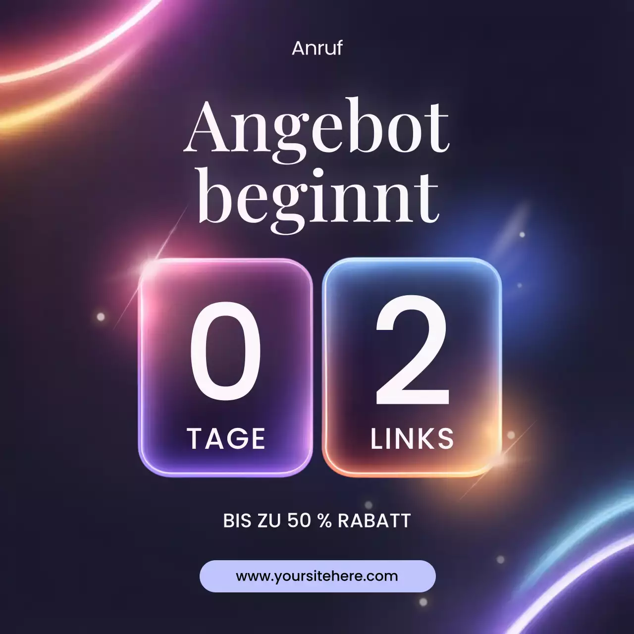 Neon Modern Sale Promotion