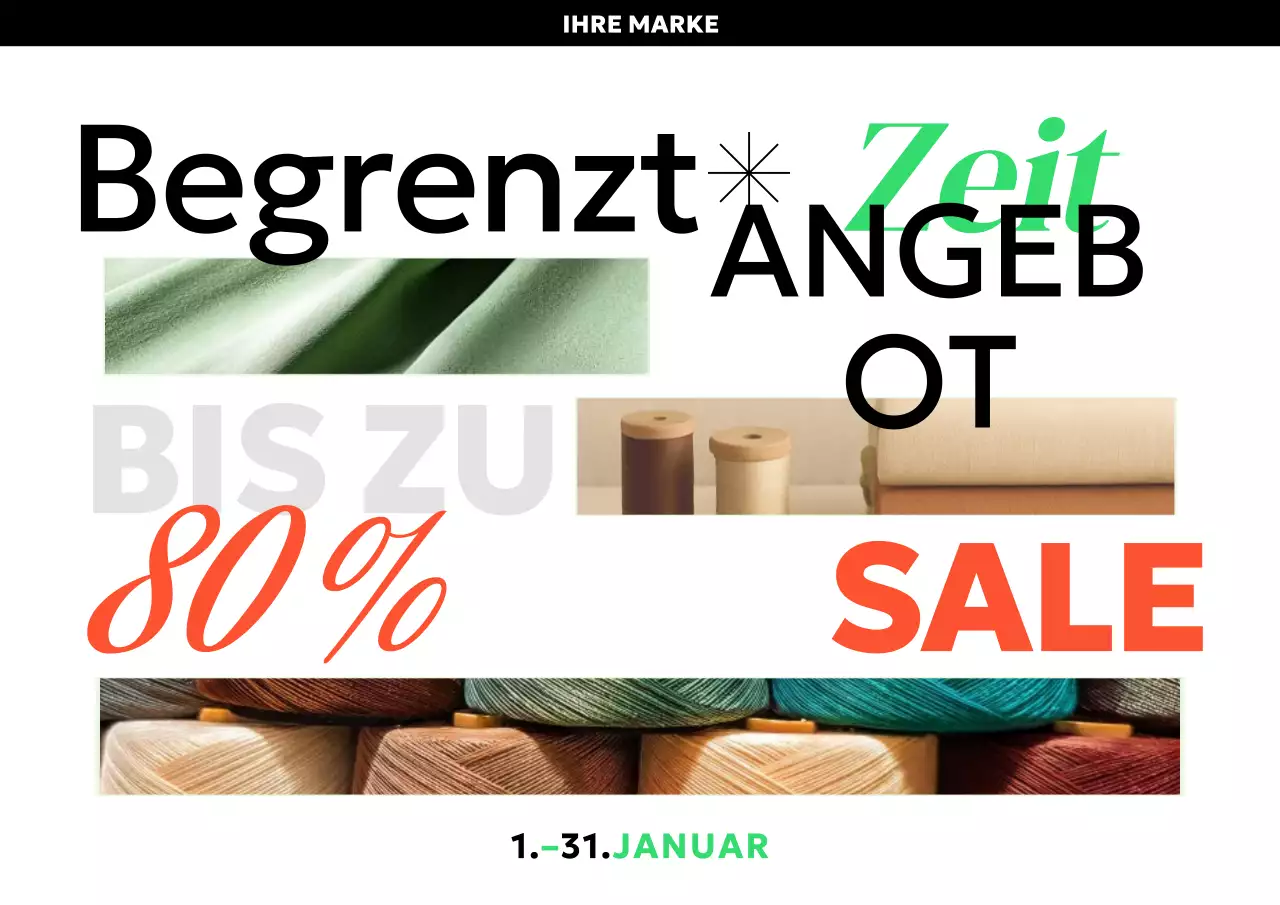 grüne, moderne Verkaufsaktion