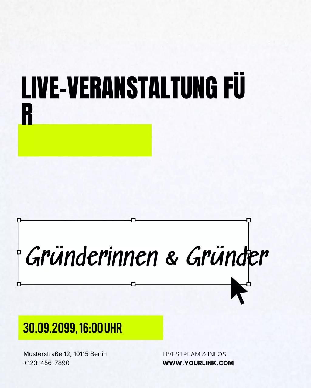 Ankündigung einer Veranstaltung zum Thema „Schwarze Moderne“