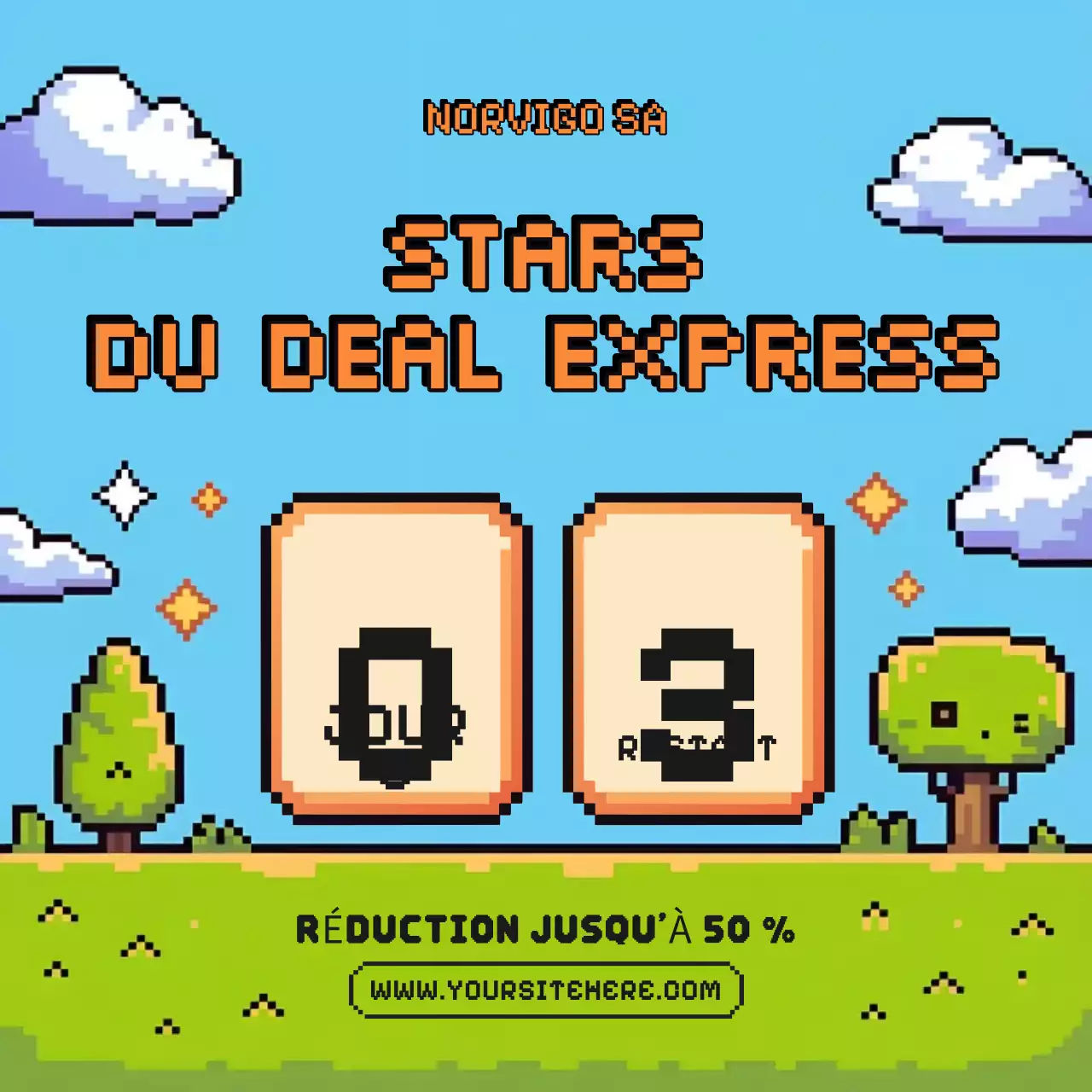 Publication Instagram de promotion Blue Retro