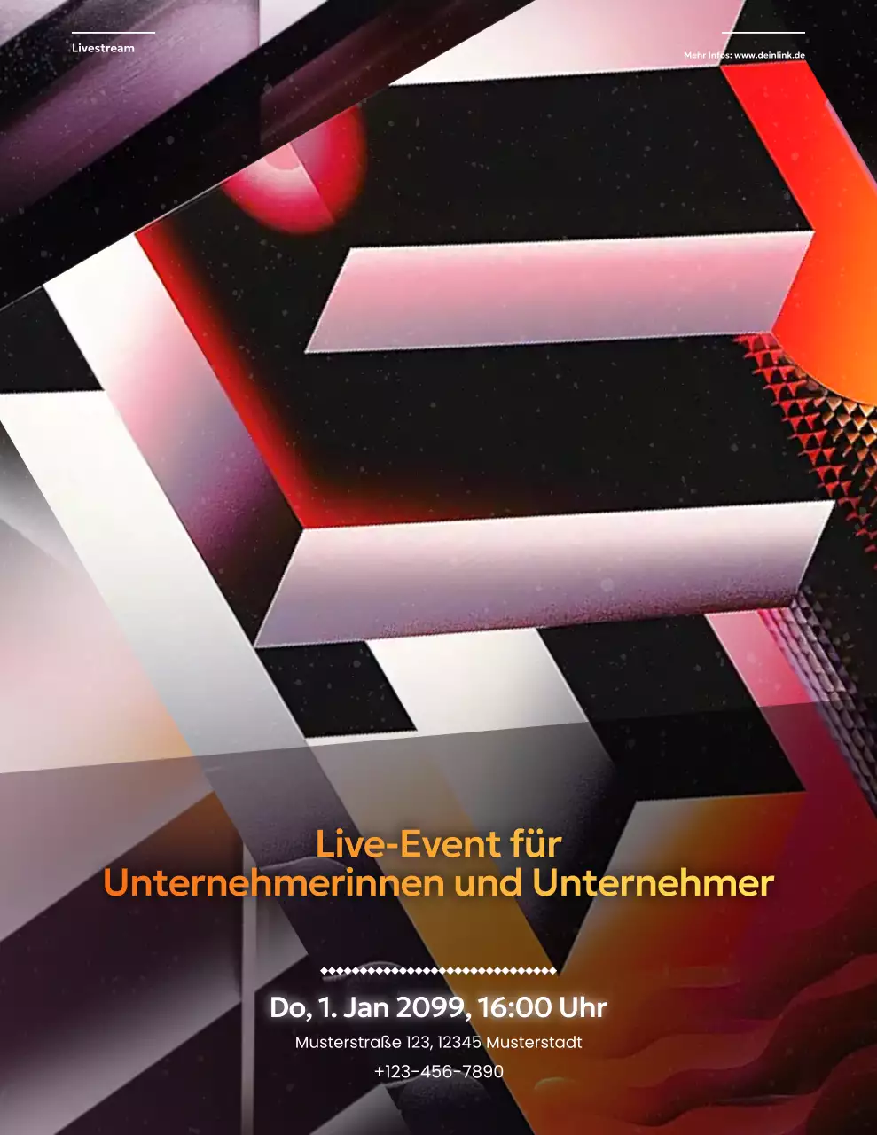 rote abstrakte Unternehmerveranstaltung