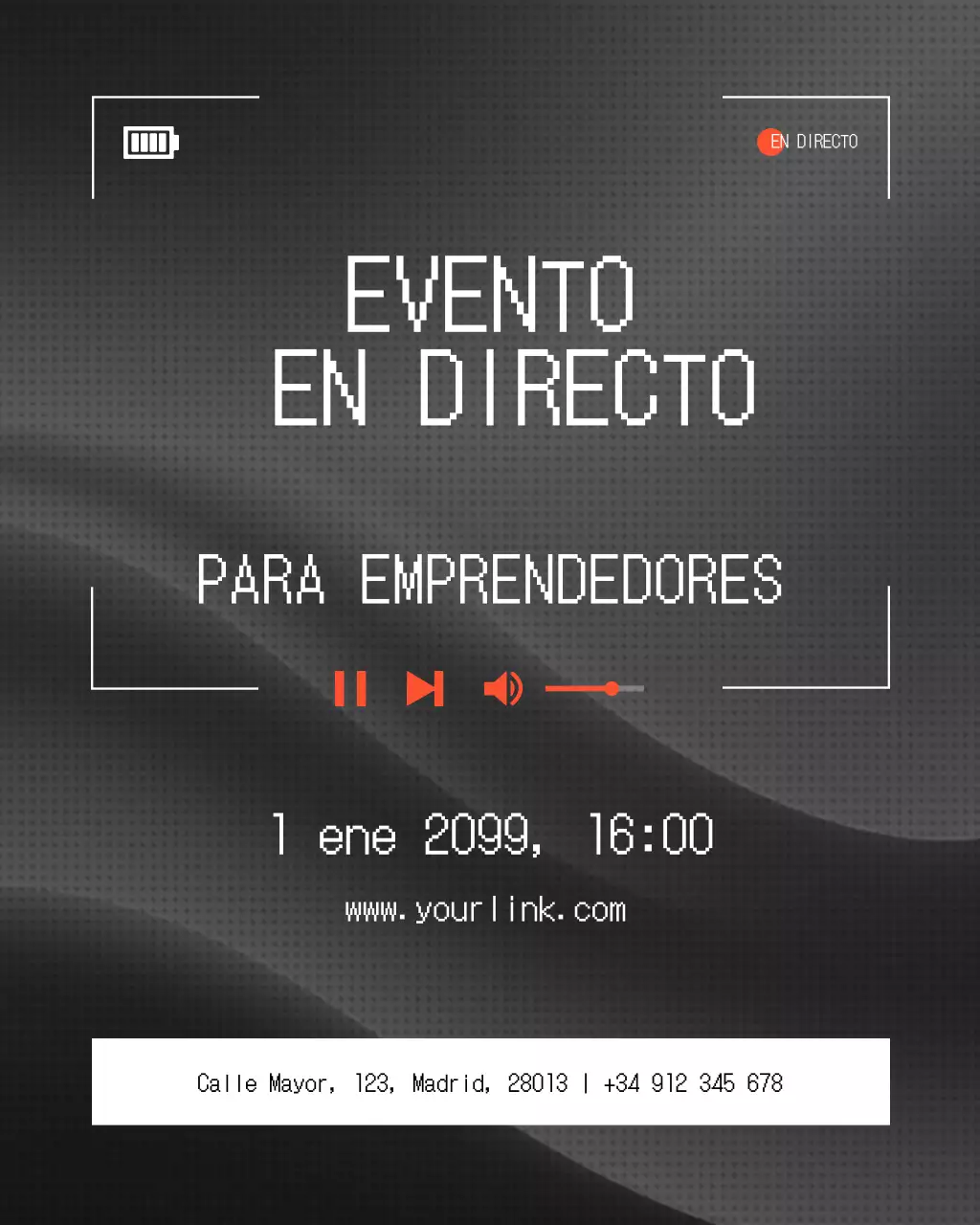 evento de emprendedores modernos grises