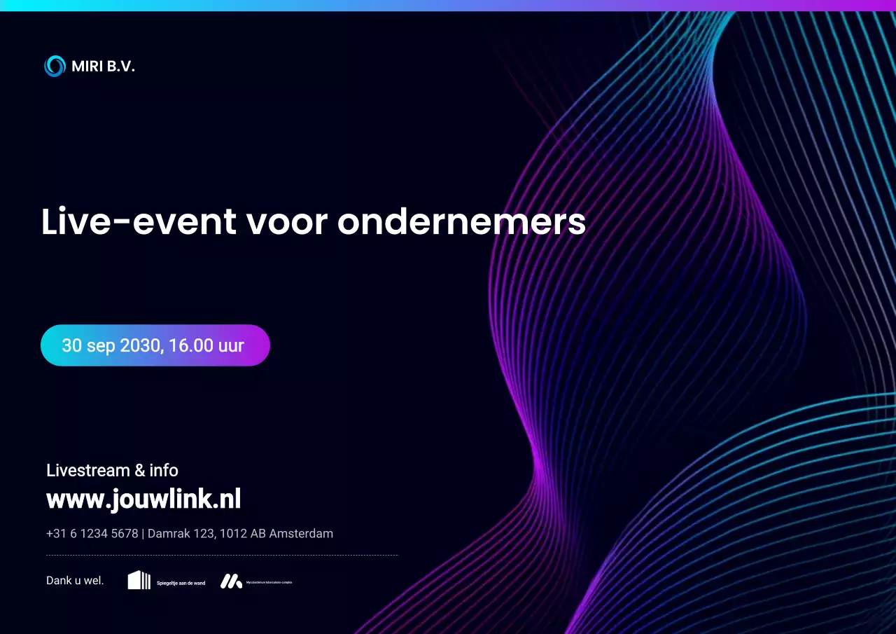 marine modern zakelijk evenement
