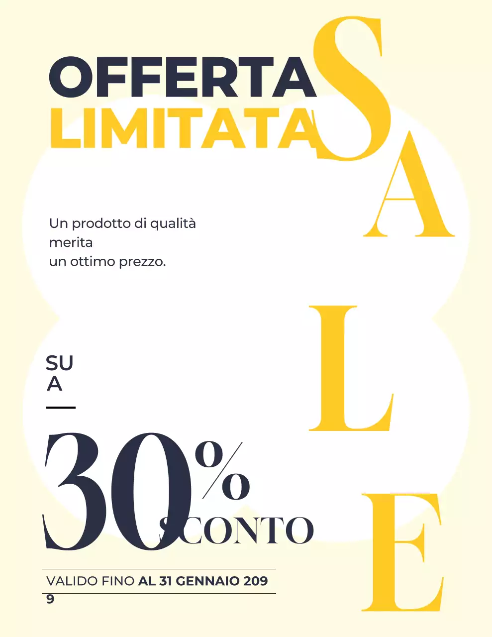 Promozione offerta limitata Yellow Bold