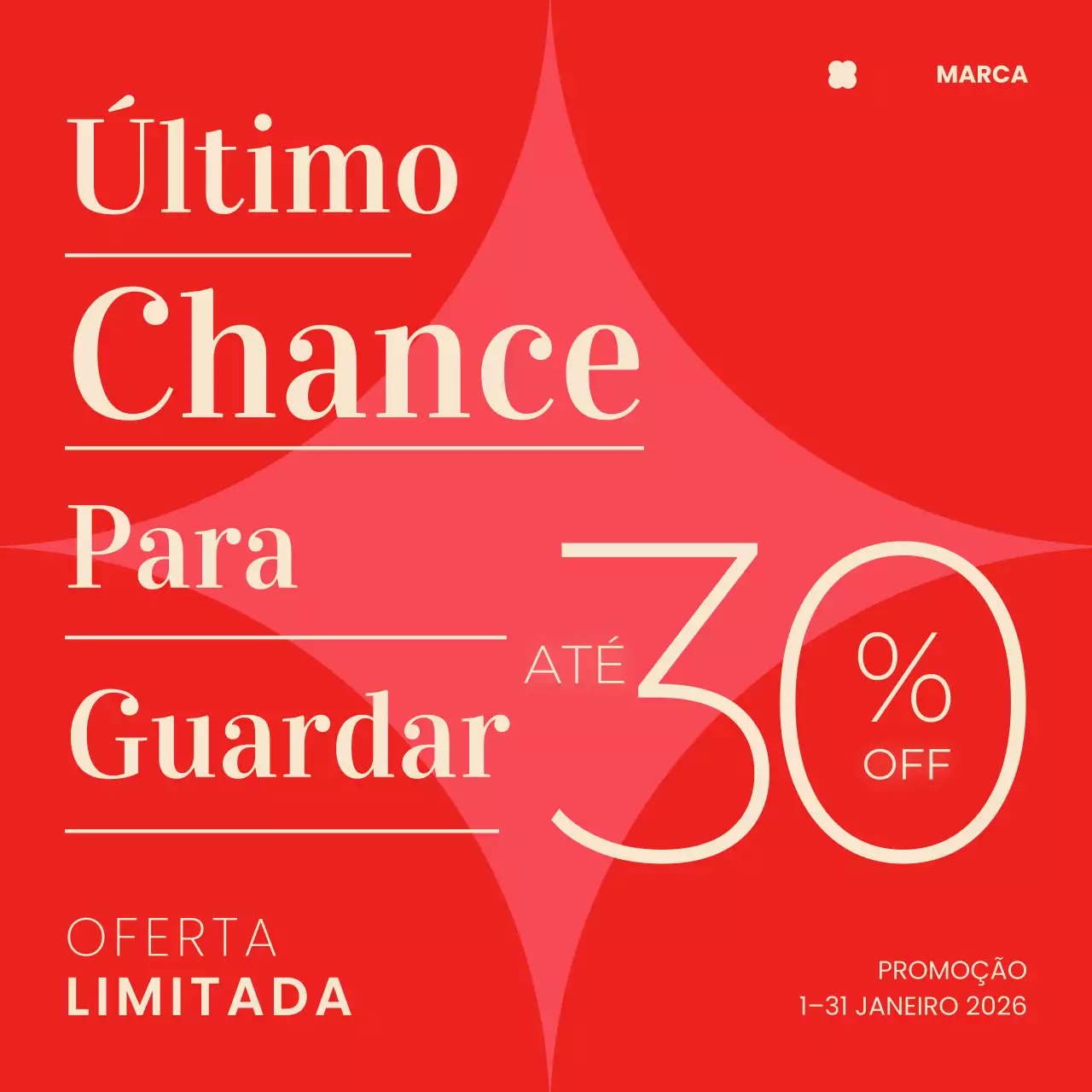 promoção de venda moderna vermelha