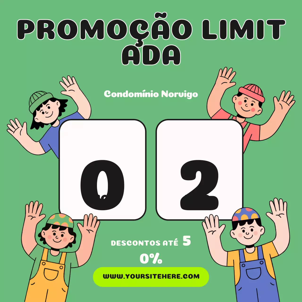 Postagem promocional divertida e ecológica no Instagram