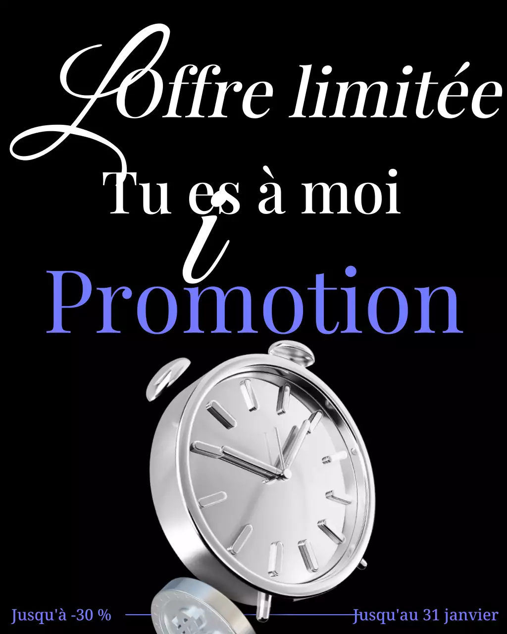 Promotion de soldes modernes Black