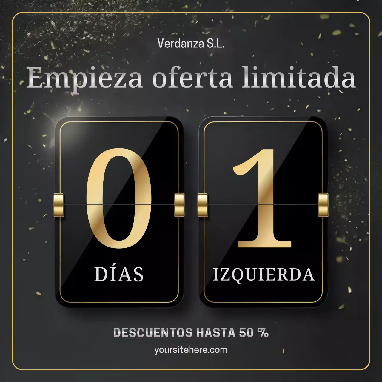 Promoción de venta moderna negra en redes sociales