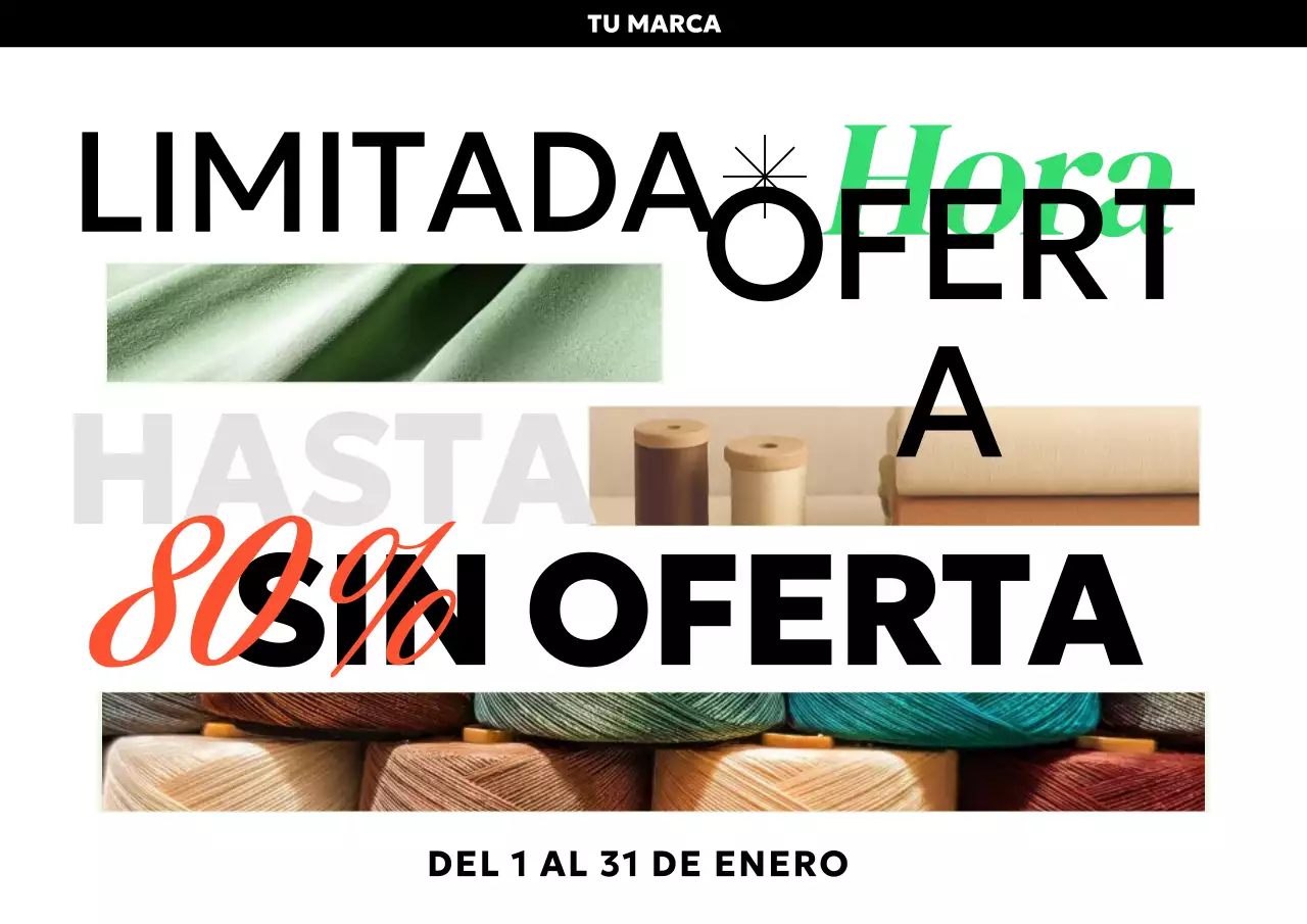 Promoción de venta moderna y ecológica