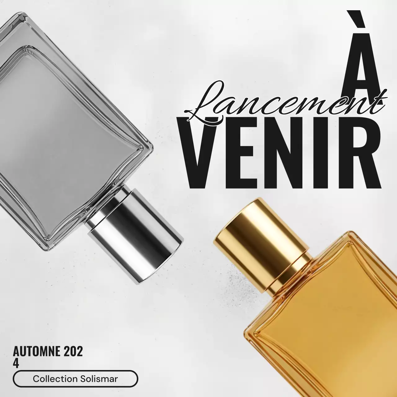 Annonce du parfum Gold Modern sur Instagram