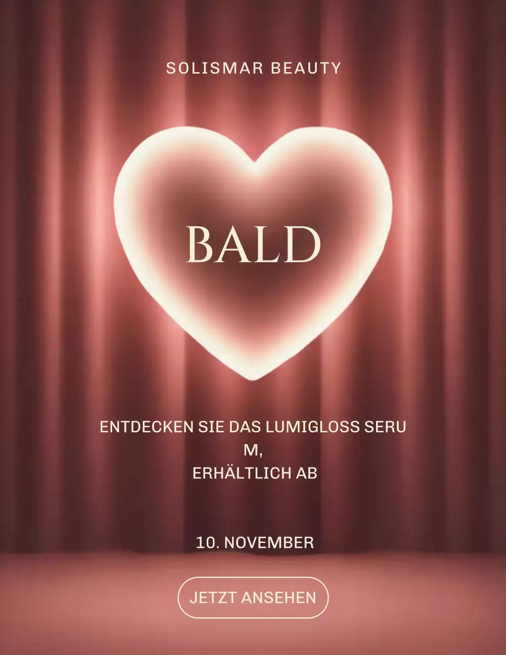 Elegantes Schönheits-Poster in Pink