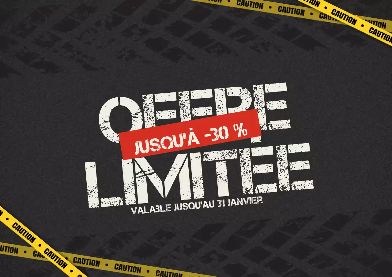 Promotion des soldes Black Bold