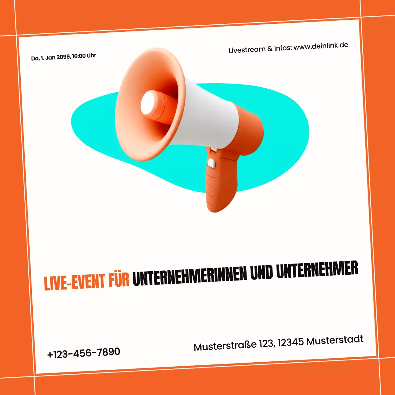 Orange – Veranstaltungsförderung für moderne Unternehmer