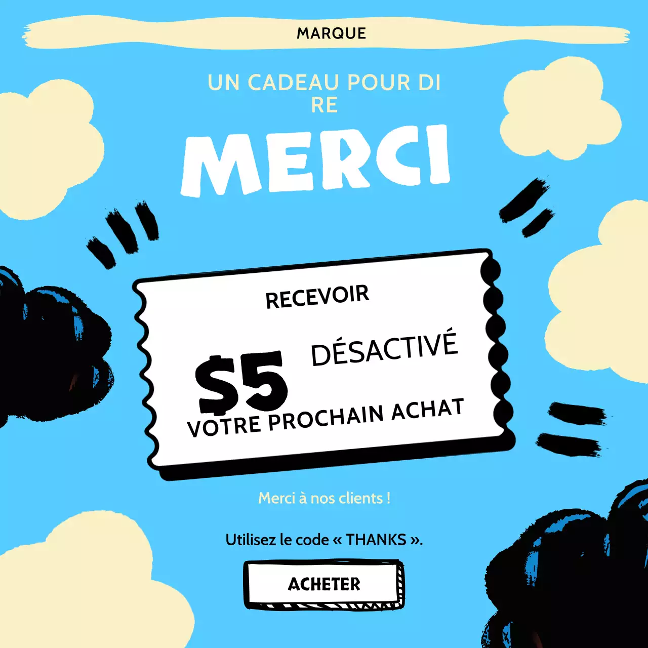 Publication Instagram de la promotion Orange Bold