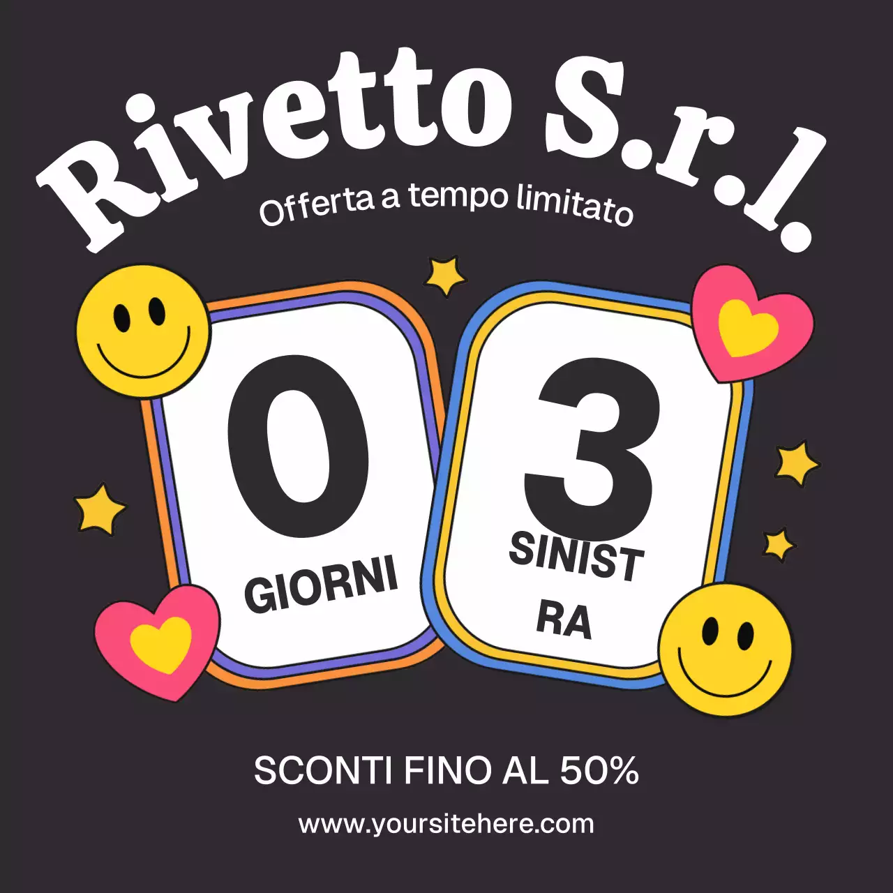 Post di Instagram sulla promozione Black Trendy Sale