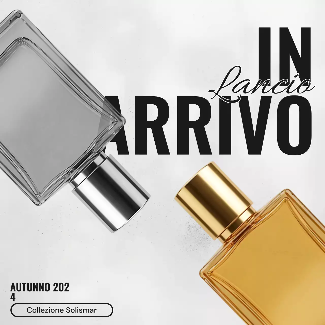 Annuncio della fragranza Gold Modern su Instagram