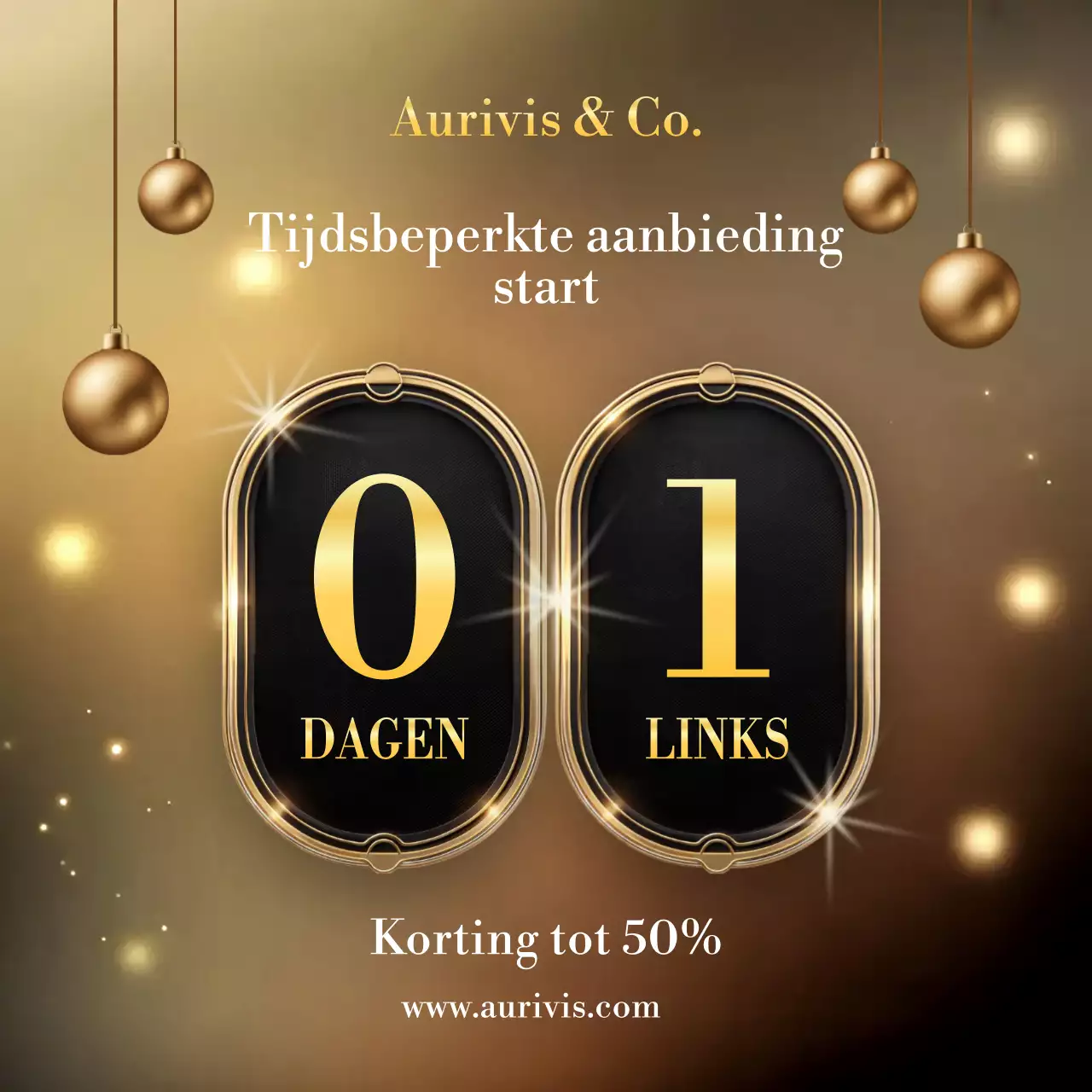 Gouden Elegant Sale Promotie Instagram-bericht
