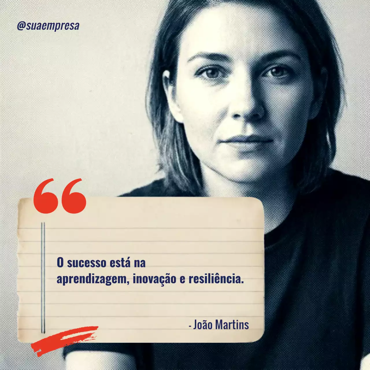 Postagem no Instagram sobre anúncio de sucesso minimalista em tons de cinza