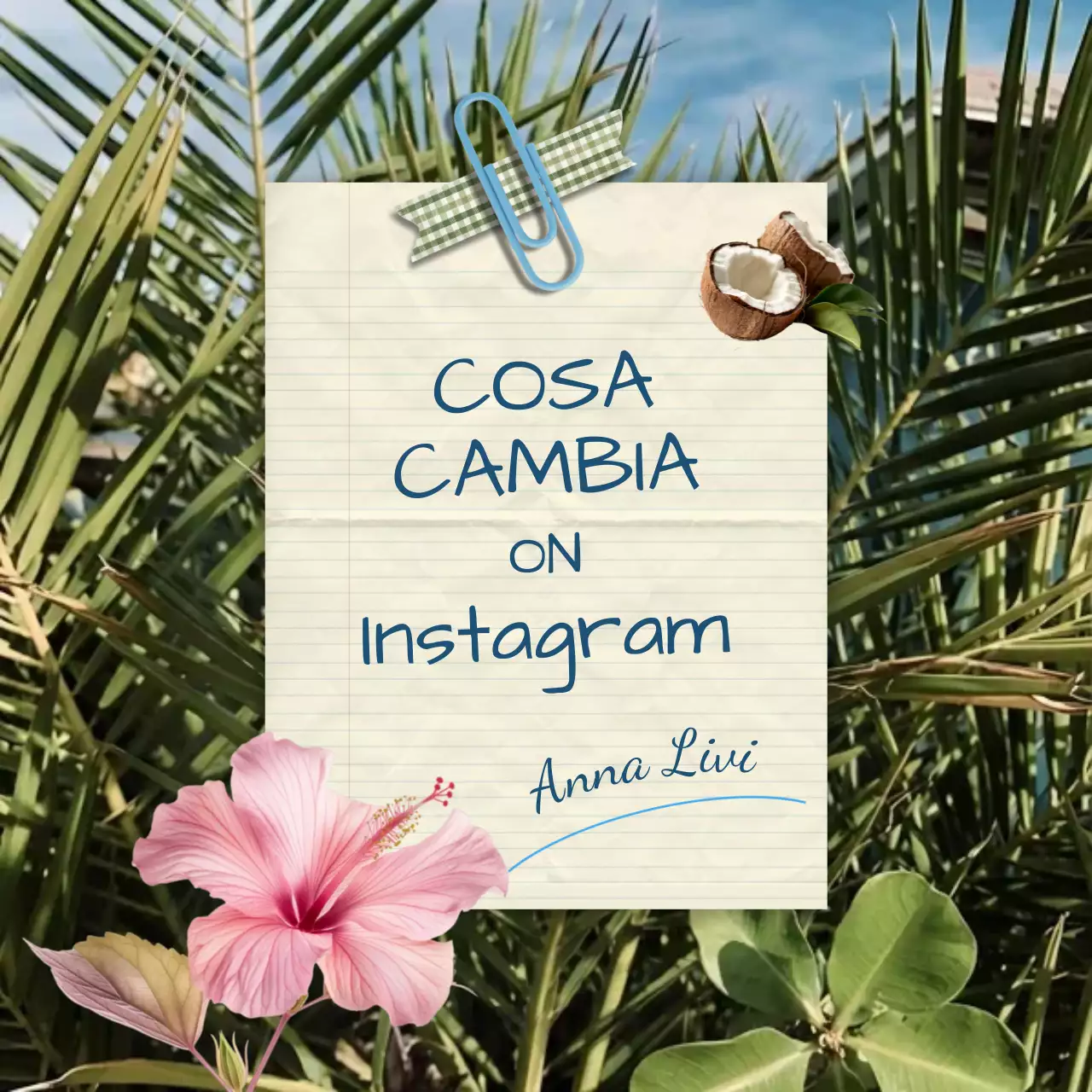 Post di aggiornamento sui social media di Green Floral su Instagram