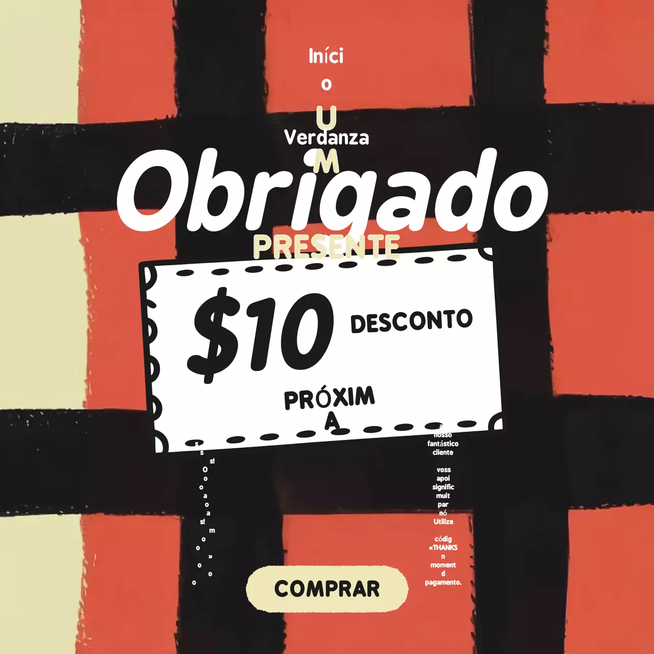 Promoção de desconto retrô vermelho