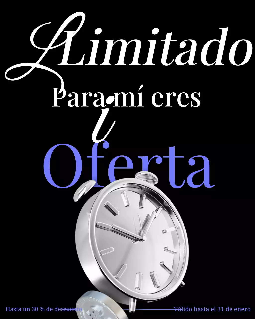 Promoción de venta moderna negra