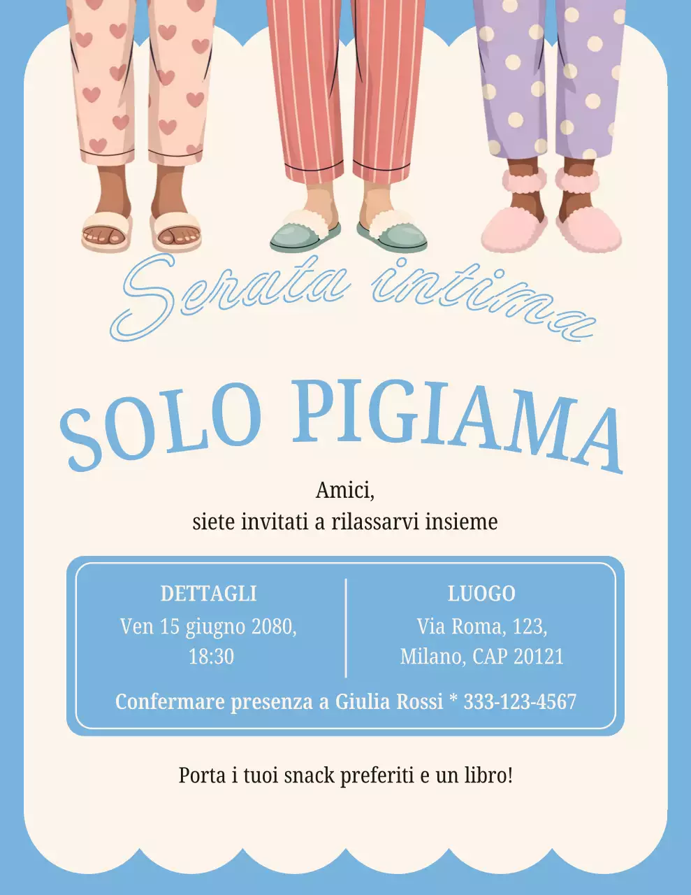 Poster di invito a un incontro giocoso beige