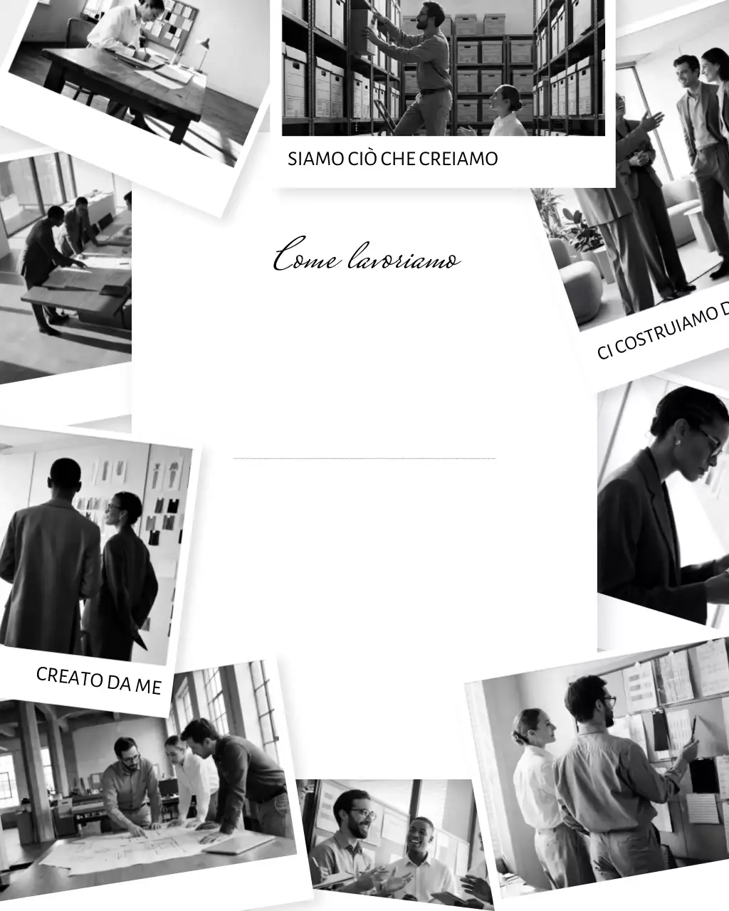 Collage fotografico classico