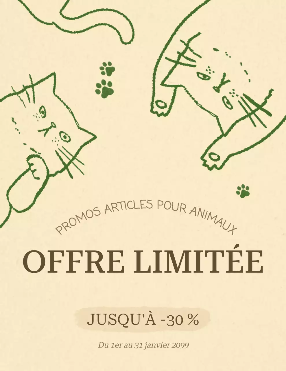 promotion minimaliste beige pour animaux de compagnie