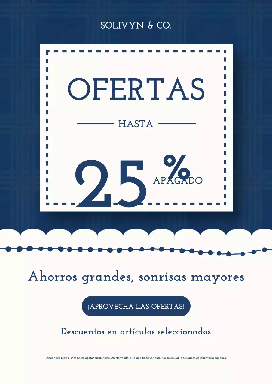 Póster promocional de venta clásica de la Marina