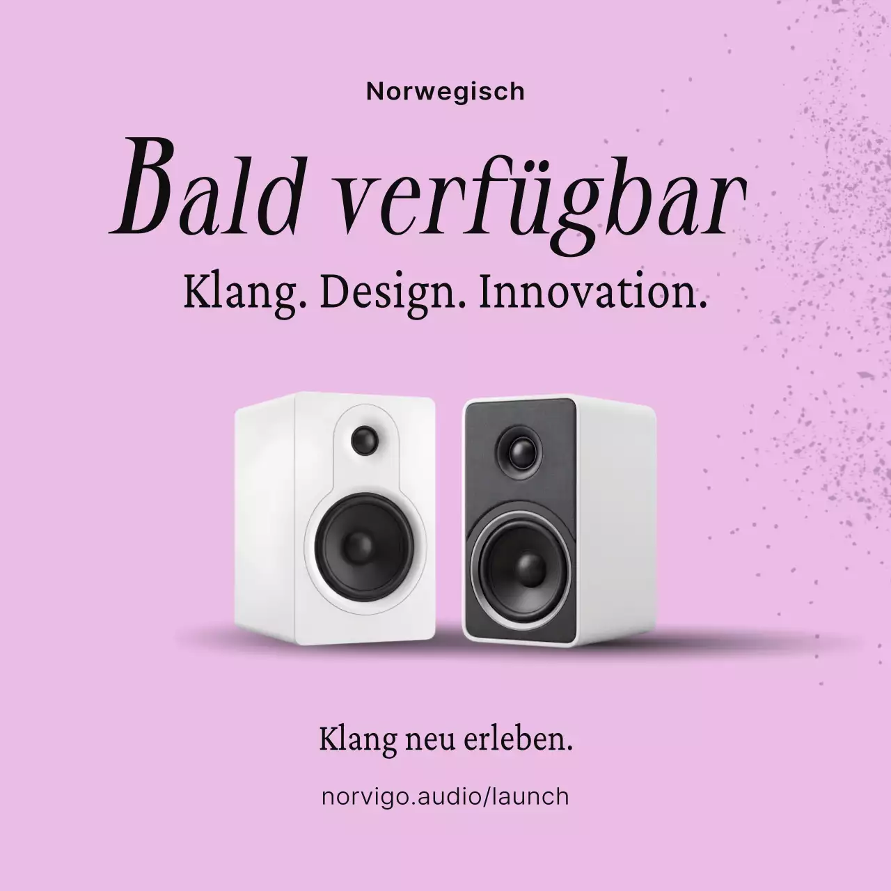 Pink Modern Audio Promotion Social Media Square