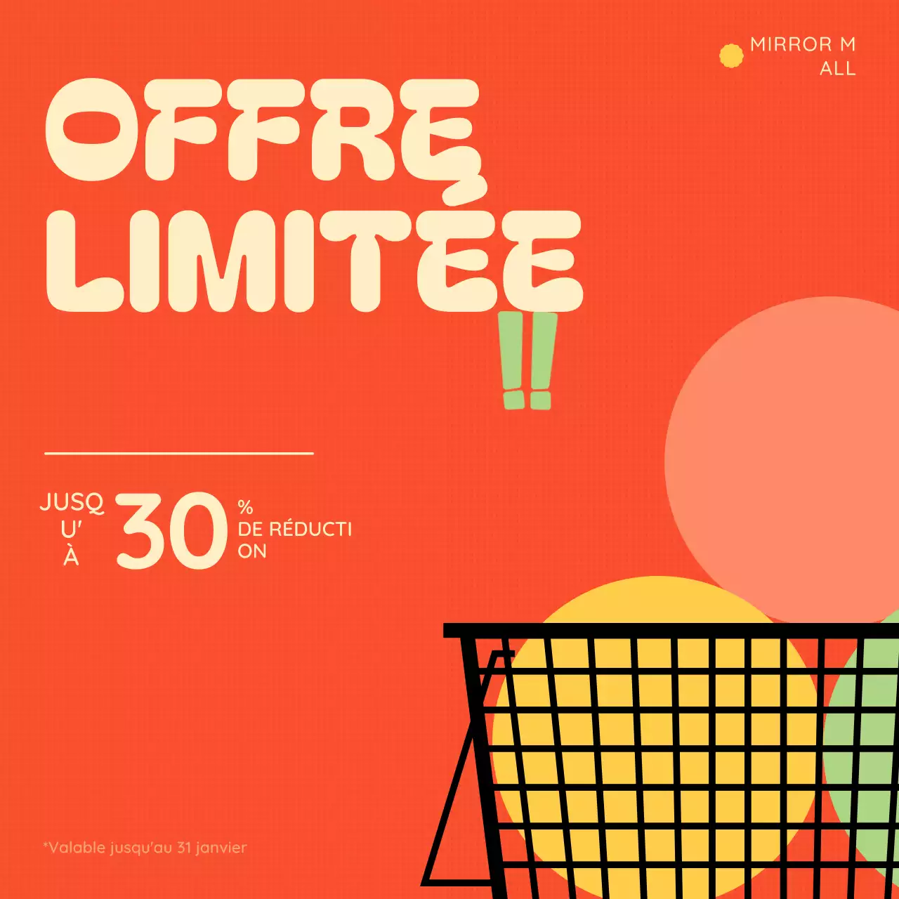 promotion rétro orange