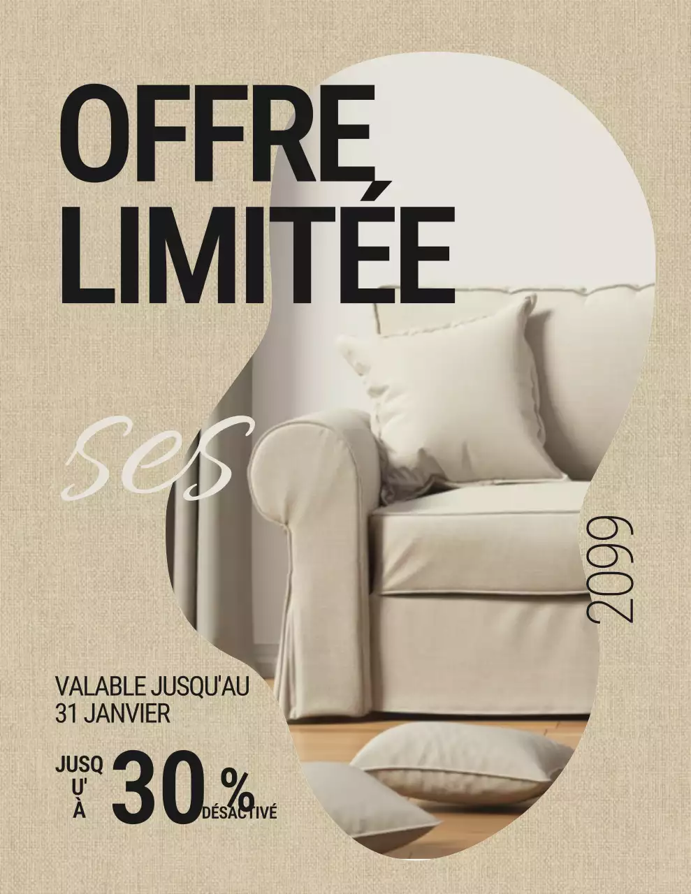 promotion sur les meubles modernes beiges