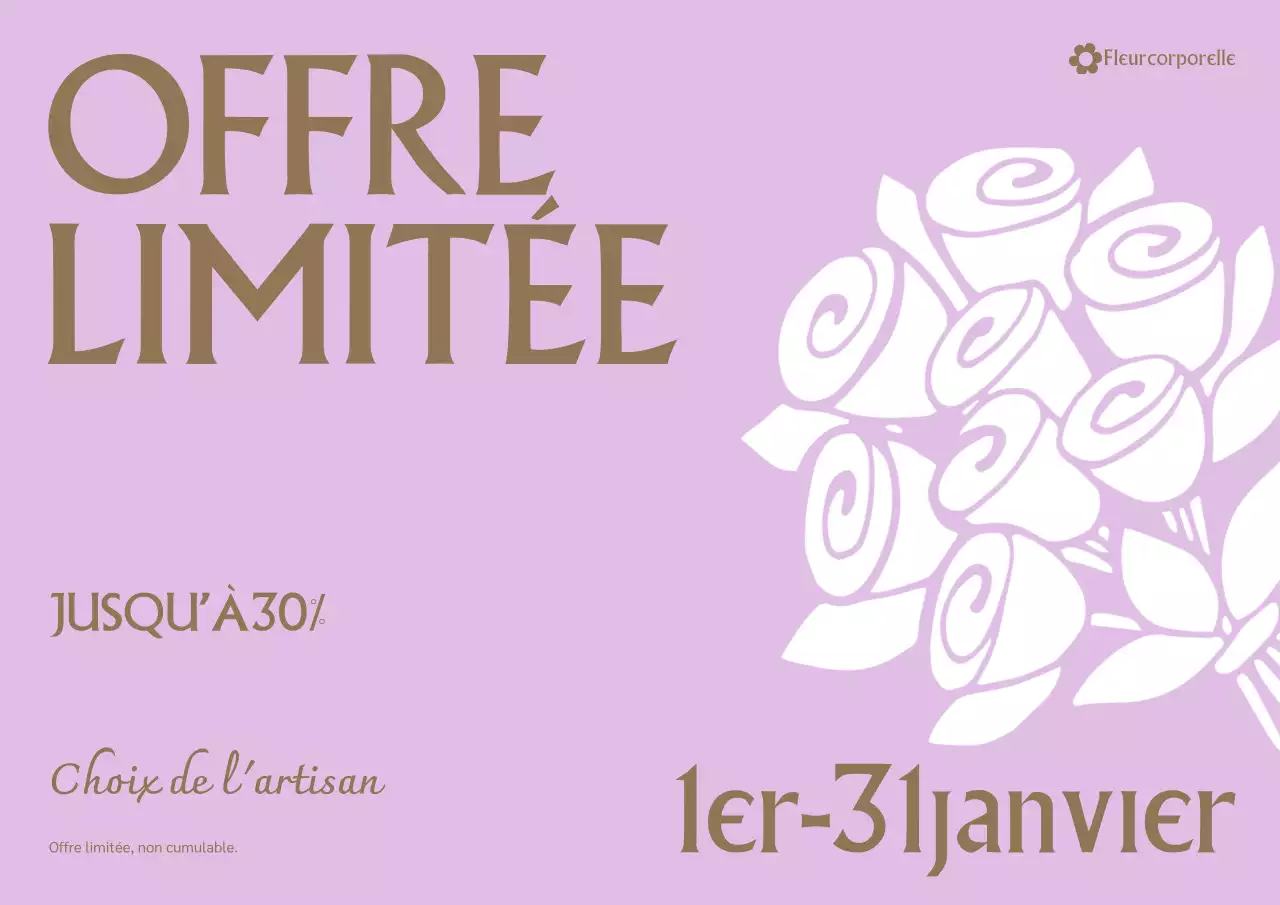 promotion élégante violette