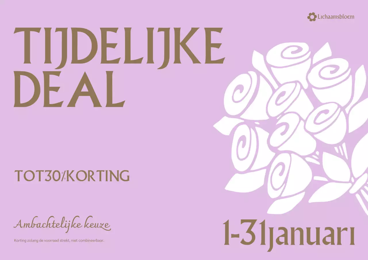 paarse elegante aanbieding