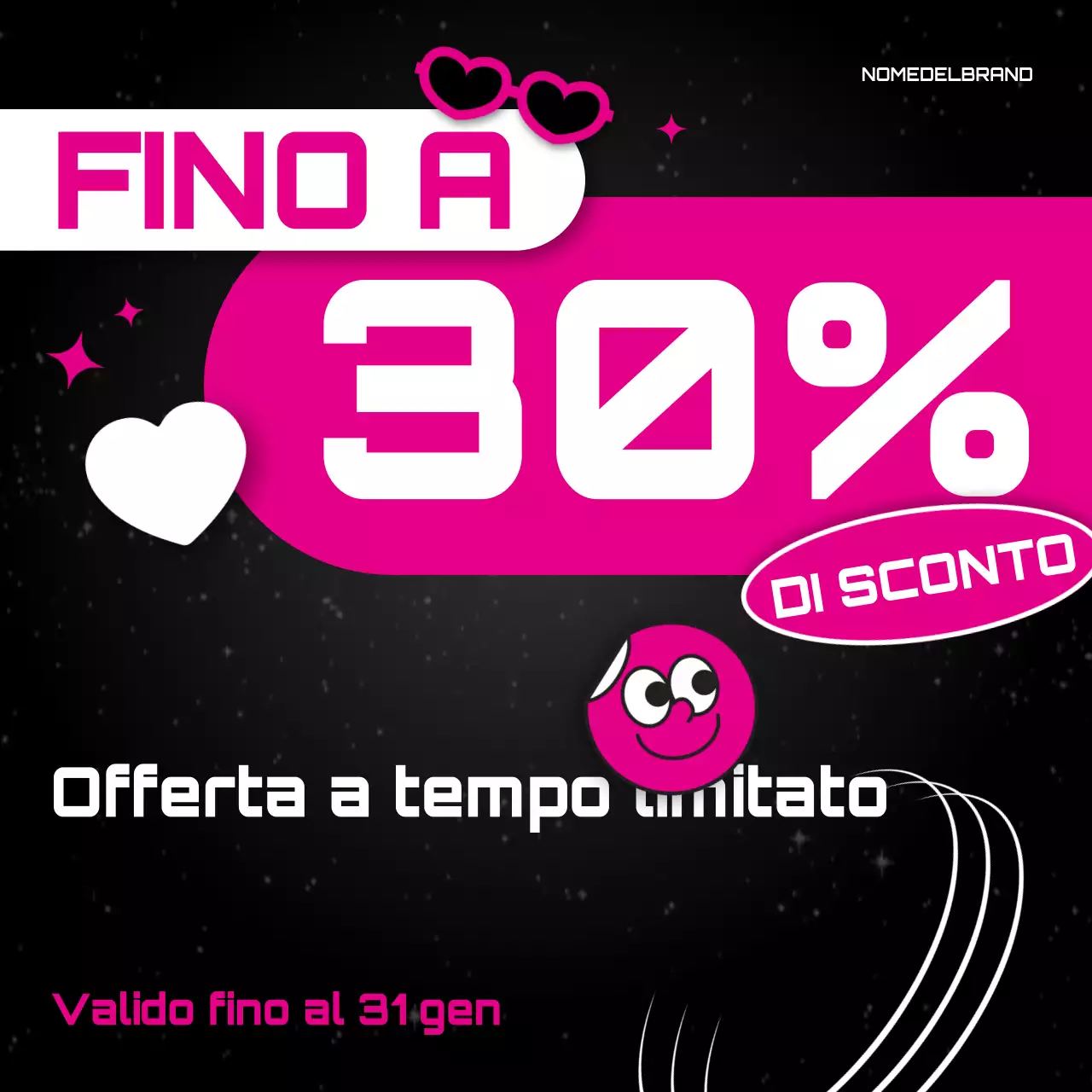 promozione vendita moderna rosa