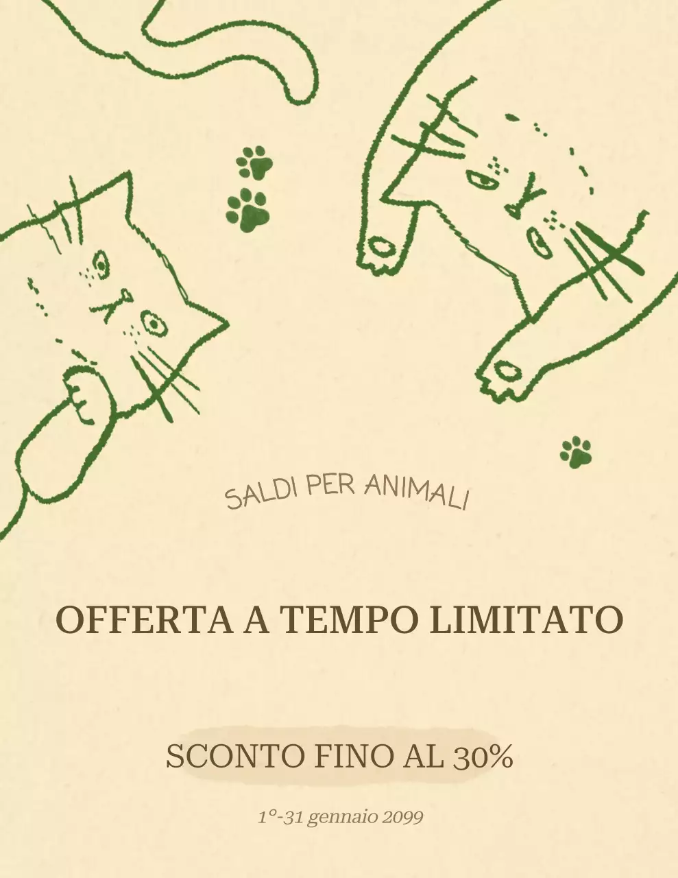 promozione beige minimal pet