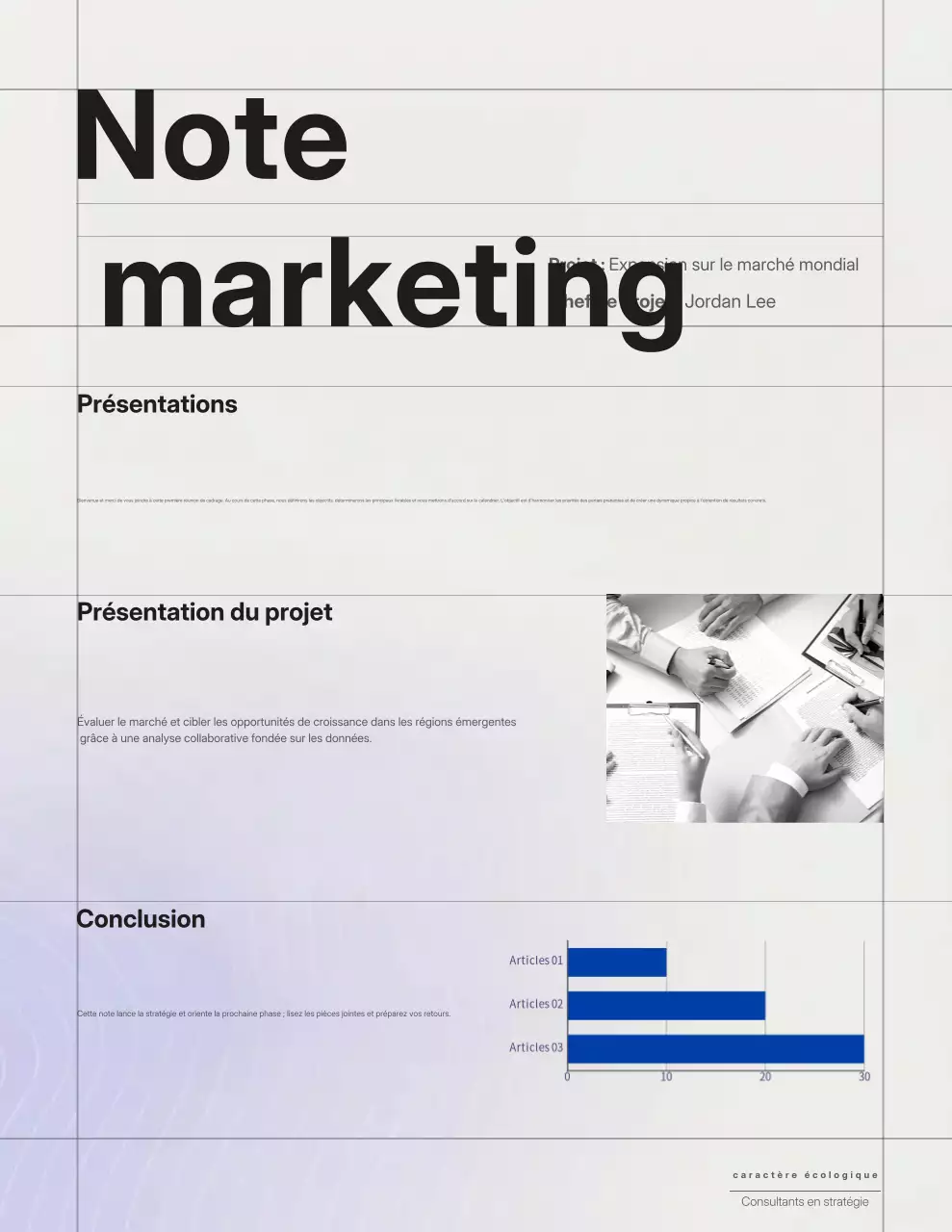 Document de plan d'affaires professionnel violet