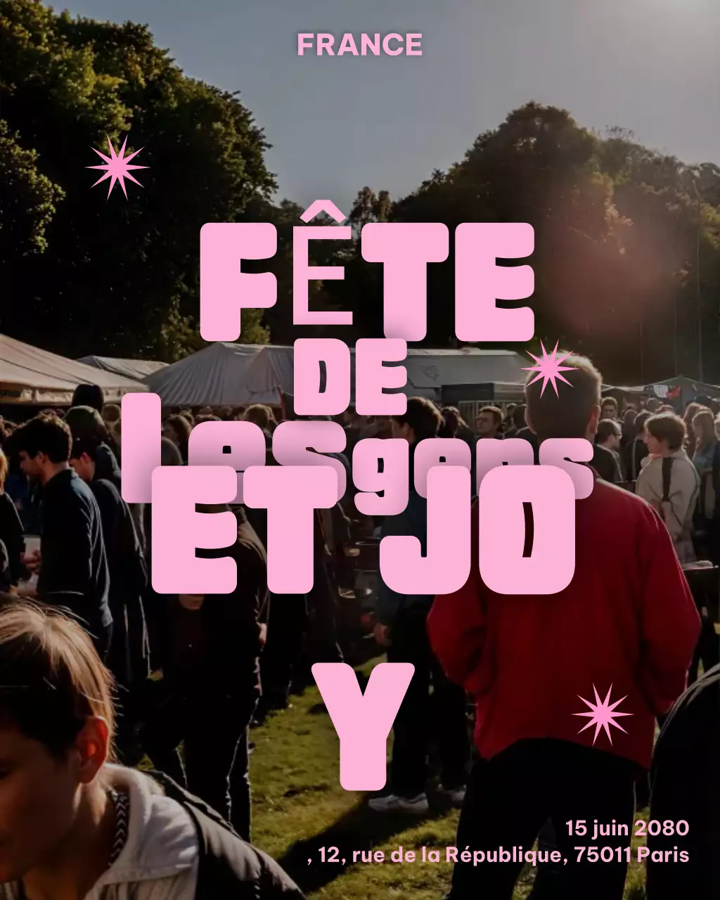 Invitation au festival Pink Retro (publication Instagram)