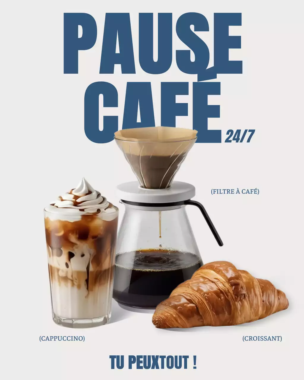 Publicité pour White Modern Coffee sur Instagram