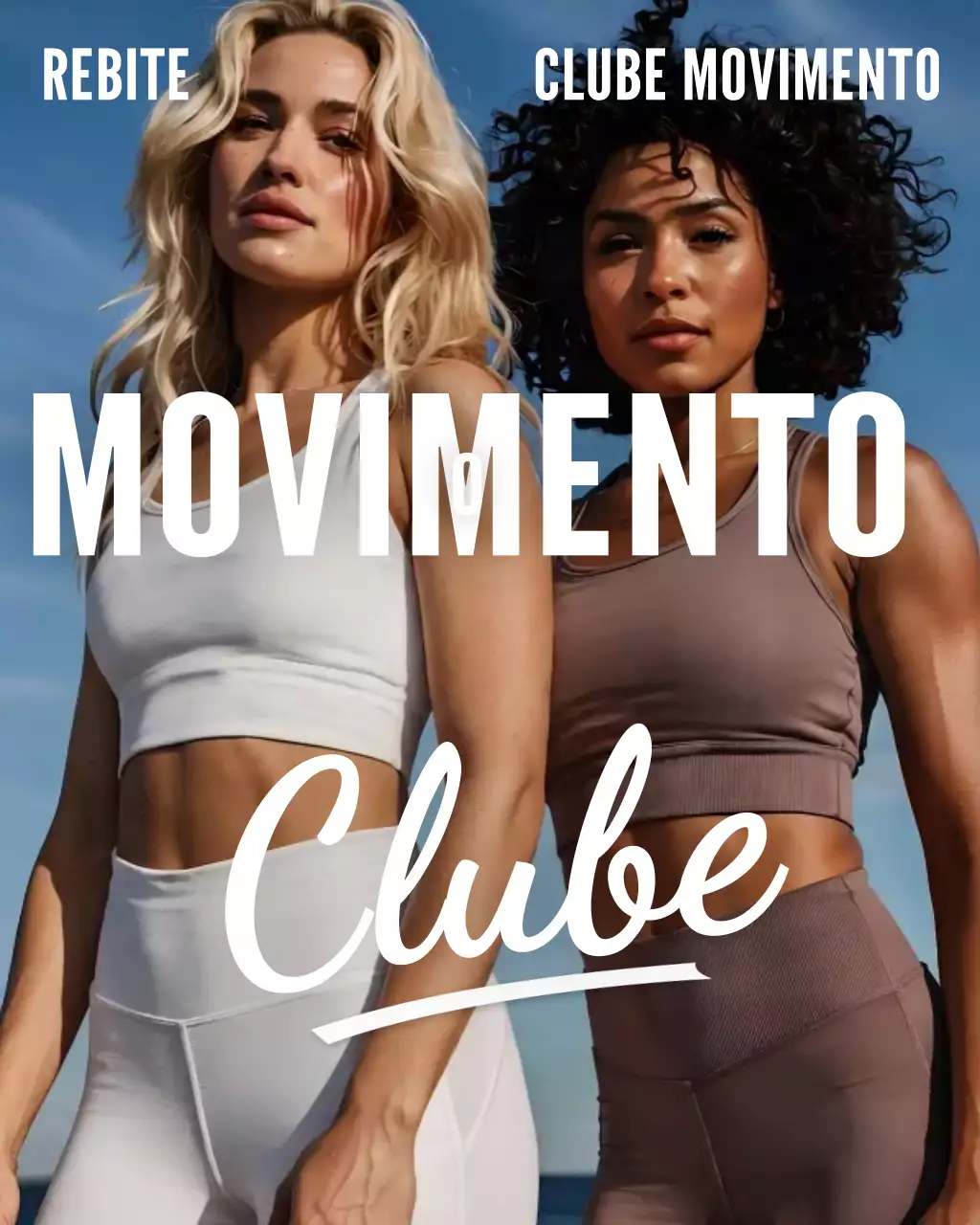 Promoção de fitness moderno no Instagram vertical