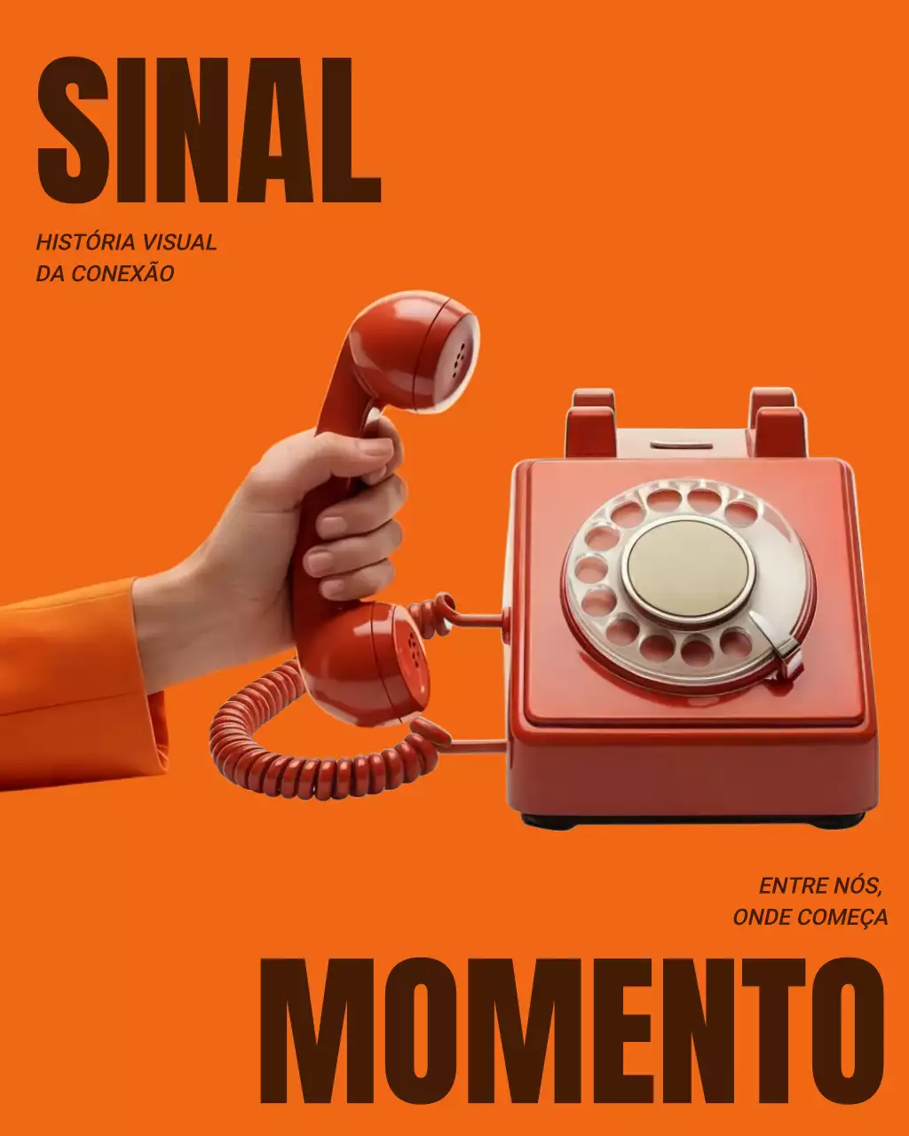 Postagem de anúncio da Orange Retro Music no Instagram