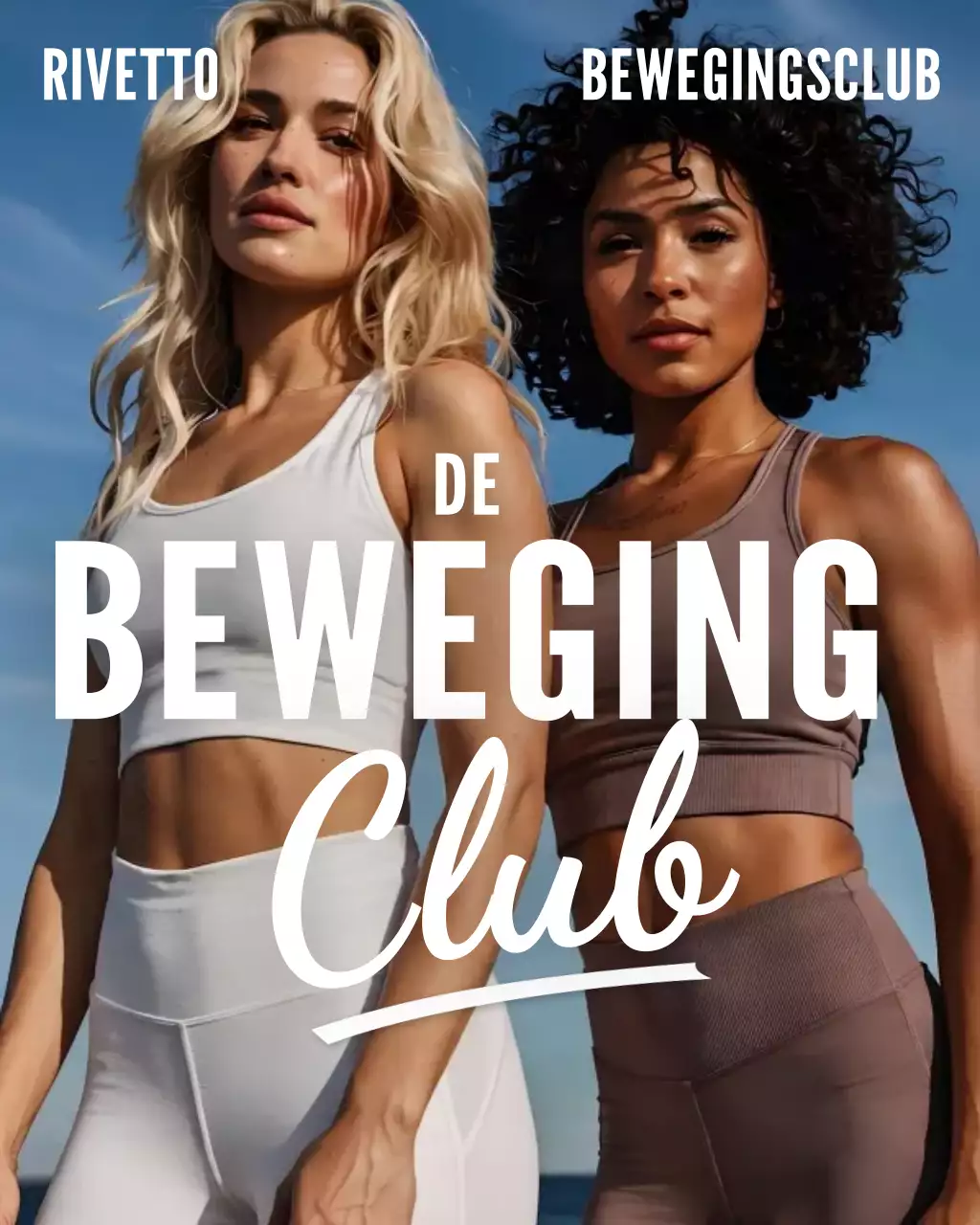 Moderne fitnesspromotie Instagram verticaal