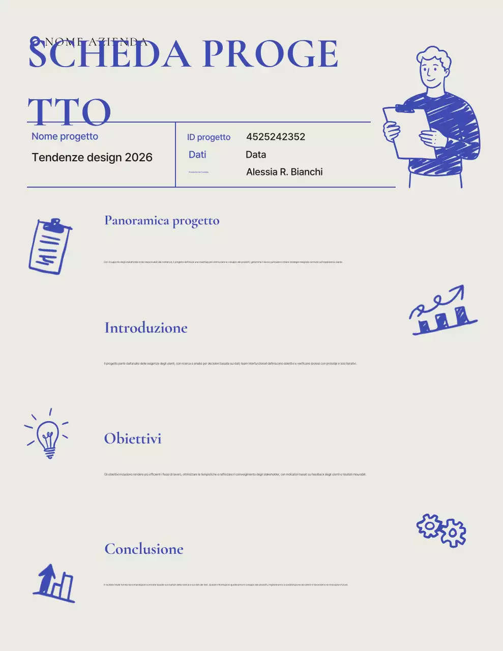 Beige Professional Project Planner